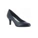 Wide Width Women's Passion Pumps by Easy Street® in New Navy (Size 7 W)