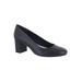 Wide Width Women's Proper Pumps by Easy Street® in Navy (Size 9 W)