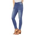 Plus Size Women's 360 Stretch Jegging by Denim 24/7 in Medium Stonewash (Size 22 W) Pull On Jeans Denim Legging