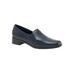 Wide Width Women's Ash Dress Shoes by Trotters® in Navy (Size 9 W)