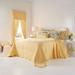 Florence Oversized Bedspread by BrylaneHome in Dandelion Yellow (Size FULL)