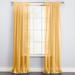 Wide Width BH Studio Sheer Voile Tab-Top Panel by BH Studio in Daffodil (Size 60" W 108"L) Window Curtain