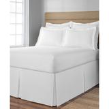 Space Maker Extra-Long 21" Drop Length White Bed Skirt by Levinsohn Textiles in White (Size TWIN)