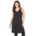 Plus Size Women's Swing Ultimate Tunic Tank by Roaman's in Black (Size 6X) Top