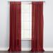 Wide Width BH Studio Sheer Voile Tab-Top Panel by BH Studio in Burgundy (Size 60" W 95" L) Window Curtain