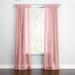 Wide Width BH Studio Sheer Voile Tab-Top Panel by BH Studio in Pale Rose (Size 60" W 63" L) Window Curtain