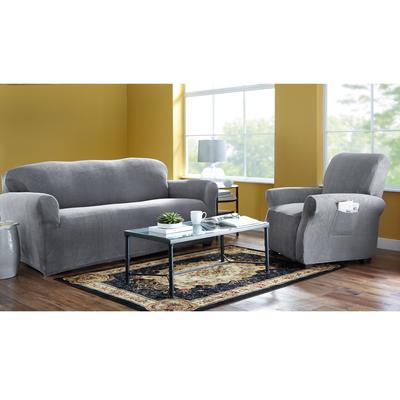 BH Studio Brighton Stretch Sofa Slipcover by BH Studio in Charcoal