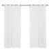 Wide Width Escape Grommet Top Panel by Commonwealth Home Fashions in White (Size 54" W 84" L)