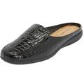 Wide Width Women's The Harlyn Slip On Mule by Comfortview in Black (Size 8 W)