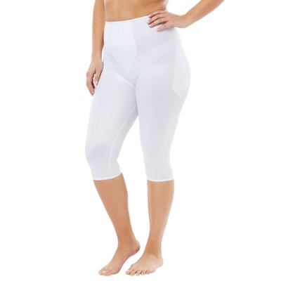 Plus Size Women's Rago® Light Control Capri Pant Liner 920 by Rago in White (Size 8XL) Slip