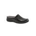 Extra Wide Width Women's San Marcos Tooling Clog by SoftWalk in Black (Size 6 1/2 WW)