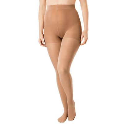 Plus Size Women's 2-Pack Smoothing Tights by Comfort Choice in Suntan (Size A/B)