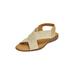 Women's The Celestia Sling Sandal by Comfortview in Gold Metallic (Size 9 M)