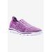 Wide Width Women's TravelActiv Sneaker by Propet in Berry (Size 10 W)