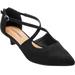 Wide Width Women's The Dawn Pump by Comfortview in Black (Size 9 1/2 W)