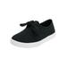 Wide Width Women's The Anzani Slip On Sneaker by Comfortview in Black (Size 10 1/2 W)