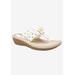 Women's Cynthia Sandal by Cliffs in White Smooth (Size 9 1/2 M)