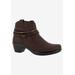 Women's Wrangle Bootie by Easy Street in Brown (Size 7 M)