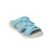 Women's The Alivia Water Friendly Slip On Sandal by Comfortview in Light Blue (Size 11 M)