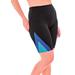 Plus Size Women's Colorblock Swim Shorts with Sun Protection by Swim 365 in Black Blue Turq (Size 30) Swimsuit Bottoms