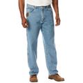 Men's Big & Tall Denim or Ripstop Carpenter Jeans by Wrangler® in Vintage Indigo (Size 44 32)