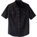 Men's Big & Tall Boulder Creek® Short Sleeve Shirt by Boulder Creek in Black (Size 6XL)