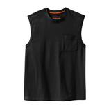 Men's Big & Tall Boulder Creek® Heavyweight Pocket Muscle Tee by Boulder Creek in Black (Size 8XL) Shirt