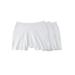 Men's Big & Tall Cotton Boxer Briefs 3-Pack by KingSize in White (Size 6XL)