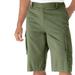 Men's Big & Tall 14" Side Elastic Cargo Shorts by KingSize in Safari Green (Size 46)