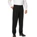 Men's Big & Tall Signature Lux Pleat Front Khakis by Dockers® in Black (Size 46 30)