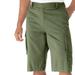 Men's Big & Tall 14" Side Elastic Cargo Shorts by KingSize in Safari Green (Size 60)