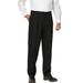Men's Big & Tall Signature Lux Pleat Front Khakis by Dockers® in Black (Size 50 30)