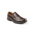 Wide Width Men's Deer Stags®Greenpoint Slip-On Loafers by Deer Stags in Dark Brown (Size 9 W)