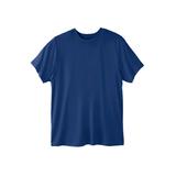 Men's Big & Tall Performance Flex Crewneck Tee by KingSize in Midnight Navy (Size 4XL)