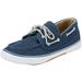 Wide Width Men's Canvas Boat Shoe by KingSize in Stonewash Denim (Size 12 W) Loafers Shoes