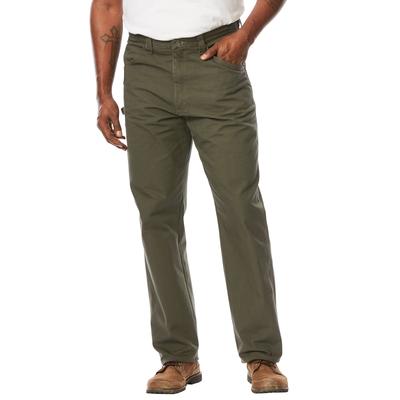 Men's Big & Tall Wrangler® Denim Ripstop Carpenter Jeans by Wrangler in Loden (Size 56 30)