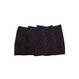 Men's Big & Tall Hanes® X-Temp® Boxer Briefs 3-Pack Underwear by Hanes in Black (Size 8XL)