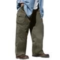 Men's Big & Tall Boulder Creek® Renegade Side-Elastic Waist Cargo Pants by Boulder Creek in Olive (Size 52 38)