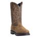 Men's Laredo 11" Contrast Stitch Wellington Boots by Laredo in Tan (Size 9 1/2 M)