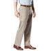 Men's Big & Tall Dockers® Signature Lux Flat Front Khakis by Dockers in Timberwolf (Size 38 36)