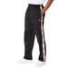 Men's Big & Tall Fila® Logo Track Pants by FILA in Black (Size 2XL)