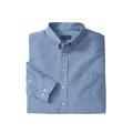 Men's Big & Tall KS Signature Wrinkle-Free Oxford Dress Shirt by KS Signature in Royal Blue (Size 17 1/2 35/6)