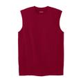 Men's Big & Tall Shrink-Less™ Lightweight Muscle T-Shirt by KingSize in Rich Burgundy (Size XL)