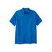 Men's Big & Tall Short-Sleeve Pocket Sport Shirt by KingSize in Royal Blue (Size XL)