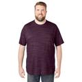 Men's Big & Tall Heavyweight Jersey Crewneck T-Shirt by Boulder Creek in Deep Purple (Size 9XL)