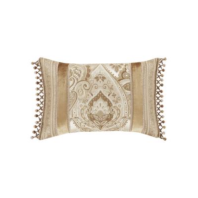 J Queen New York Sandstone Boudoir Decorative Pillow - Beige