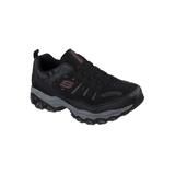 Wide Width Men's SKECHERS® After Burn-Memory Fit Shoes by Skechers in Black (Size 9 1/2 W)