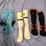 Nike Underwear & Socks | 2-Pack Of Nike Athletic Socks White Not Available | Color: Black/Blue/White | Size: M