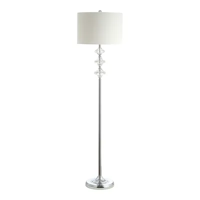 Safavieh Lottie Floor Lamp White, Ore International 6866g Floor Lamp Polished Brass