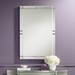 Possini Euro Cecili 23 1/2" x 35 1/2" Tiled Wall Mirror